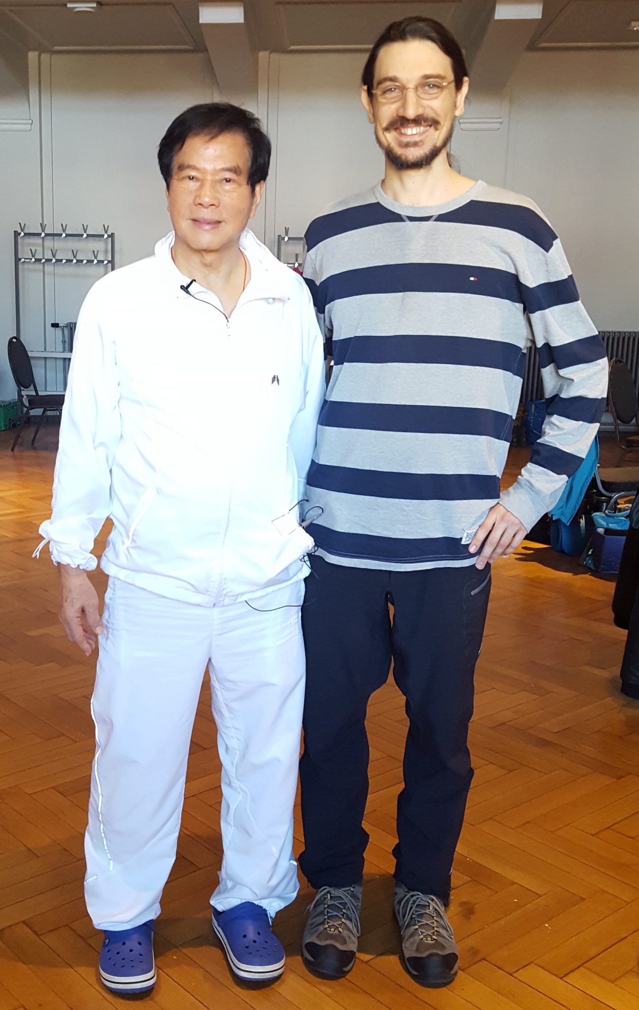 Germán Bruno junto al Gran Maestro Mantak Chia